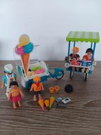 Playmobil ijskar en familiefiets, Ophalen