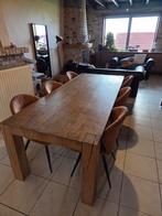 massief eiken tafel en dressoir kast, Ophalen