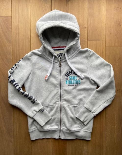 Sweat SUPERDRY gris clair Taille M, Kleding | Dames, Truien en Vesten, Gedragen, Maat 38/40 (M), Grijs, Ophalen of Verzenden