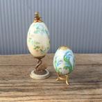 2 Mooie handbeschilderde eieren, Enlèvement ou Envoi