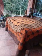 Deken / dikke kw/germany/acrylyc/oranje/bruin/groen, Huis en Inrichting, Ophalen of Verzenden