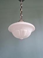 Philips Art Deco-hanglamp in witte opaline, 1930, Ophalen of Verzenden