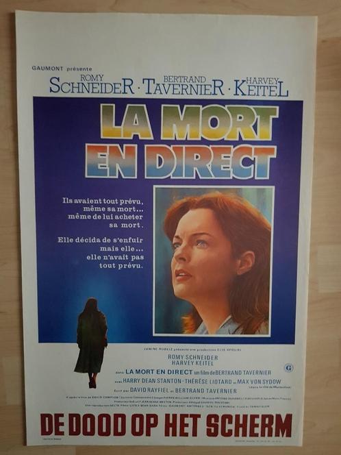 filmaffiche Romy Schneider la mort en direct 1980 filmposter, Verzamelen, Posters, Zo goed als nieuw, Film en Tv, A1 t/m A3, Rechthoekig Staand