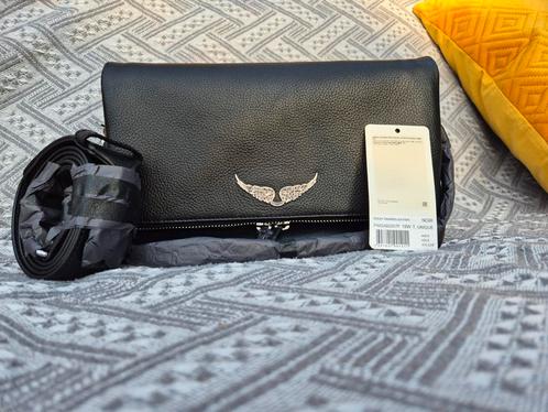 Sac cuir noir Rocky Zadig&Voltaire neuf, Handtassen en Accessoires, Tassen | Damestassen, Nieuw, Schoudertasje, Zwart, Ophalen of Verzenden