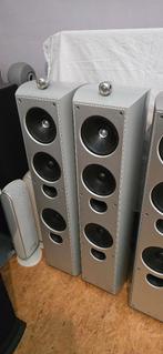 KEF XQ5 silver (1 paar), Enlèvement, Utilisé, Haut-parleurs Frontaux, Arrière ou Stéréo