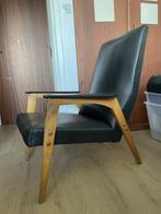 Vintage zetel, Huis en Inrichting, Ophalen, Gebruikt, Hout, Vintage