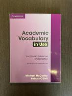 Academic Vocabulary in Use. Vocabulary reference & practice, Boeken, Ophalen of Verzenden, Nieuw, Hoger Onderwijs