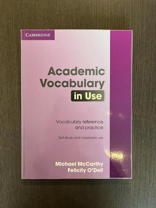 Academic Vocabulary in Use. Vocabulary reference & practice, Boeken, Studieboeken en Cursussen, Nieuw, Hoger Onderwijs, Ophalen of Verzenden