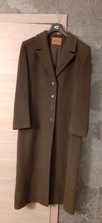 Bruine lange mantel, Kleding | Dames, Jassen | Winter, Zo goed als nieuw, Maat 46/48 (XL) of groter, Ophalen