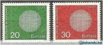 Duitsland Bundespost 1970 - Yvert 483/484 - Europa (PF) beschikbaar voor biedingen