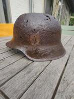 Bodemvondst m42 SD helm ww2, Enlèvement ou Envoi