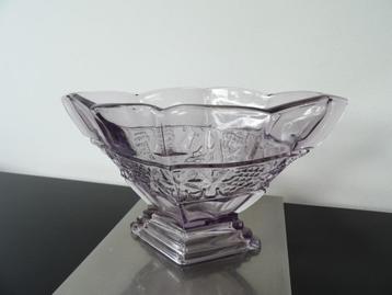 Art Deco Vaas Scailmont, mauve/paars