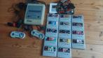 SNES met 2 controllers en kabels., Games en Spelcomputers, Spelcomputers | Nintendo Super NES, Ophalen, Zo goed als nieuw, Met 2 controllers