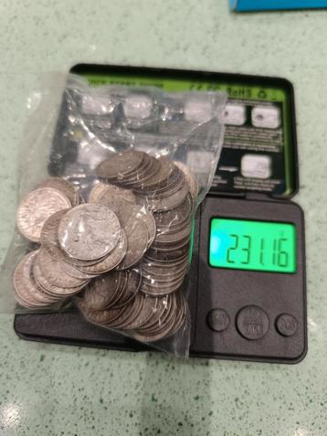 Lot pièces argent  beschikbaar voor biedingen