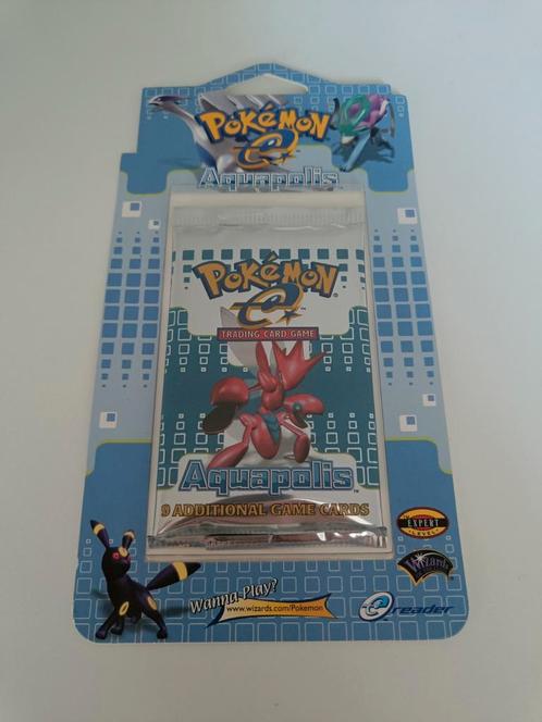 Pokémon Aquapolis blister WOTC, Hobby en Vrije tijd, Verzamelkaartspellen | Pokémon, Zo goed als nieuw, Booster, Foil, Ophalen of Verzenden