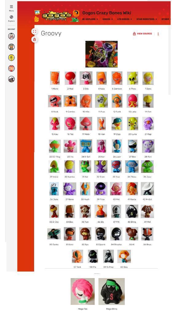 Gogo's serie : Groovy compleet, Verzamelen, Poppetjes en Figuurtjes, Zo goed als nieuw, Ophalen of Verzenden