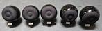 Cabasse Eole 1 Pack 5.0 noir – 5 satellites + 2 pieds, Gebruikt, 60 tot 120 watt, Surroundset zonder subwoofer, Ophalen