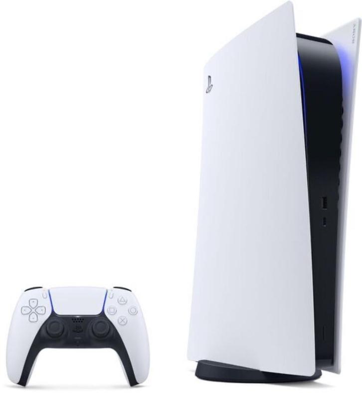 PS5 Digital Edition + 2 controllers + laadstation, Games en Spelcomputers, Spelcomputers | Sony PlayStation 5, Playstation 5, Ophalen