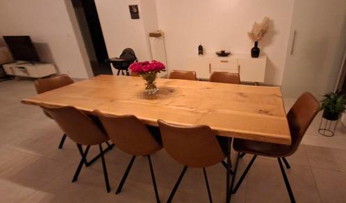 Eetkamer : eikTafel + 8 Stoelen + 2 Dressoirs en tvkast, Huis en Inrichting, Tafels | Eettafels, Zo goed als nieuw, Ophalen