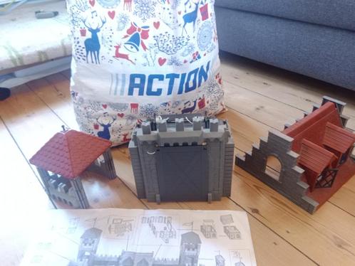 Supergroot modulair kasteel met torens, trap, poort,..., Kinderen en Baby's, Speelgoed | Overig, Ophalen