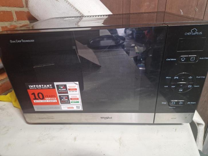 Whirlpool Microgolfoven Grill uit 2024 te koop, Elektronische apparatuur, Microgolfovens, Zo goed als nieuw, Vrijstaand, Microgolfoven