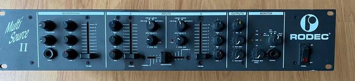 Rodec Multisource II, Muziek en Instrumenten, Mengpanelen, Zo goed als nieuw, Minder dan 5 kanalen, Microfooningang, Ophalen