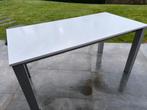 Grande table blanche haute, Maison & Meubles, Tables | Tables de salon, Autres matériaux, 75 cm ou plus, 50 à 100 cm, Moderne