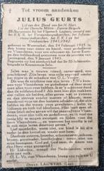 Geurts Julius Dietsche Militie-Zwarte Brigade Oostfront, Collections, Images pieuses & Faire-part, Enlèvement ou Envoi