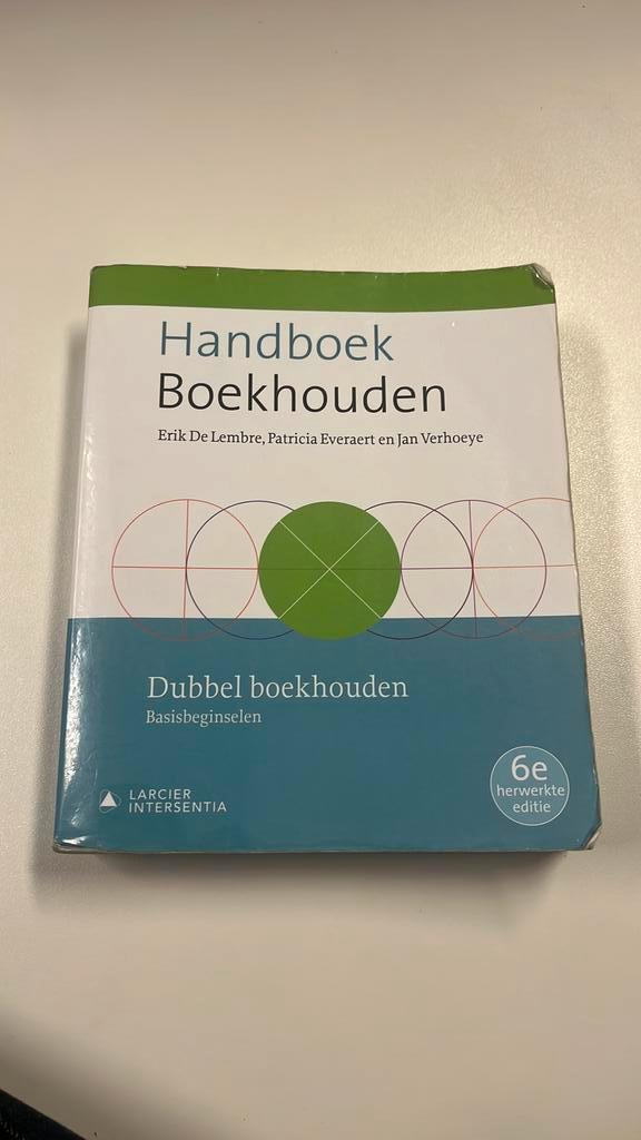 Handboek dubbel Boekhouden ophalen Antwerpen,Geel,Turnhout, Boeken, Economie, Management en Marketing, Ophalen
