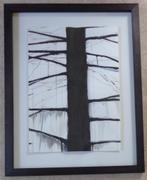 YVES BEAUMONT / TREE / ACRYL VERF / 95x75cm / KADER / SIG, Ophalen