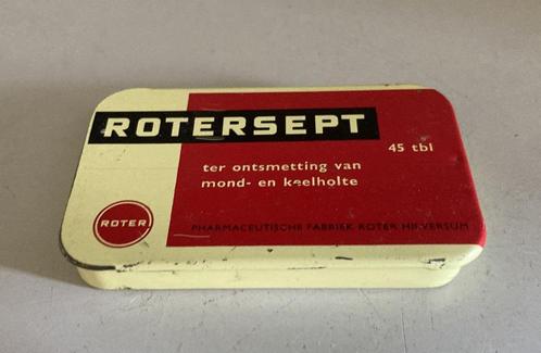 Vintage blik Rotersept, Verzamelen, Blikken, Gebruikt, Overige, Overige merken, Ophalen of Verzenden