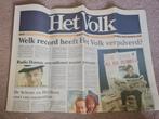 Reuze krant het volk 1993, Ophalen of Verzenden, Krant
