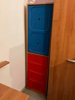 Ikea 2 Kasten / kleerkast rood, blauw, Ophalen, Gebruikt, Kast
