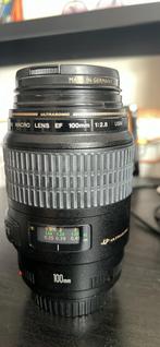 Macrolens - canon EF 100mm f/2.8l usm, Audio, Tv en Foto, Foto | Lenzen en Objectieven, Ophalen, Zo goed als nieuw