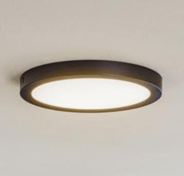 2x Led paneel rond, zwart dia. 30cm beschikbaar voor biedingen