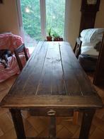 Ancienne table de ferme, Maison & Meubles, Enlèvement, Utilisé, 50 à 100 cm, Chêne