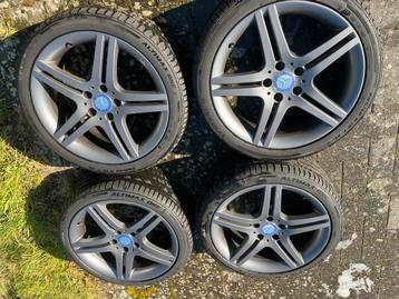 Originele Mercedes C klasse autobanden met velgen, Auto-onderdelen, Banden en Velgen, Ophalen, Velg(en)