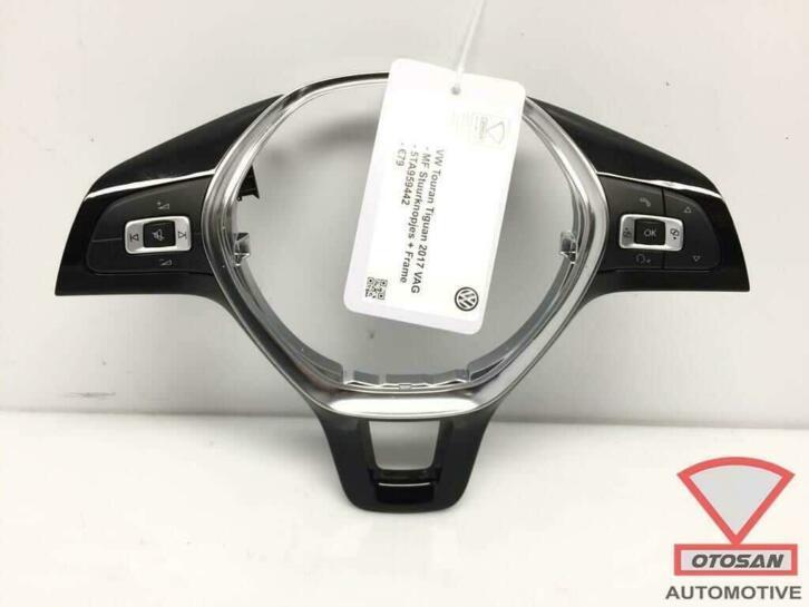 vw tiguan touran 2017 mf volant boutons + cadre 5ta959442, Autos : Pièces & Accessoires, Commande, Volkswagen, Utilisé