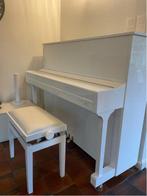 Perzina UP-115 wit hoogglans, Muziek en Instrumenten, Piano's, Ophalen, Wit, Zo goed als nieuw, Piano