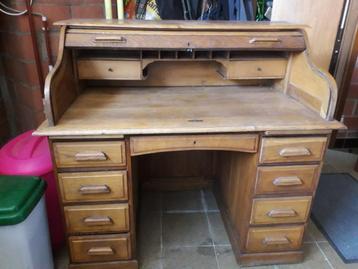 oude bureau met roluik, Ophalen, Gebruikt, Bureau