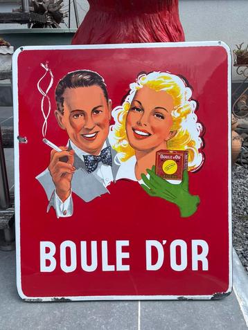 Boule en émail, Enlèvement, Comme neuf, Panneau publicitaire
