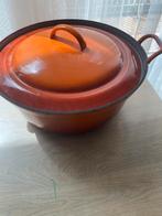Cocotte en fonte 35 cm, Huis en Inrichting, Keuken | Potten en Pannen, Ophalen of Verzenden, Zo goed als nieuw, Gietijzer