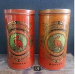 Roode pelikaan 2 blikken, Verzamelen, Blikken, Ophalen of Verzenden, Gebruikt