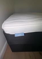 Boxspring met opslagruimte., Maison & Meubles, Chambre à coucher | Lits boxsprings, 90 cm, Enlèvement, 200 cm, Noir