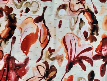 Grote bon van 183 cm / 140 cm viscose popeline beschikbaar voor biedingen