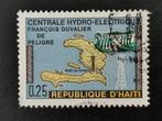 Haïti 1970 - électrification d'Haïti - carte, Amérique centrale, Affranchi, Enlèvement ou Envoi