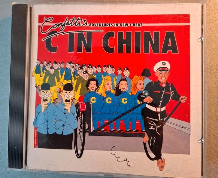 Cd. Confetti's.  C in China. (FR, 1989, Cardboard Sleeve)., Cd's en Dvd's, Cd Singles, Zo goed als nieuw, Ophalen of Verzenden