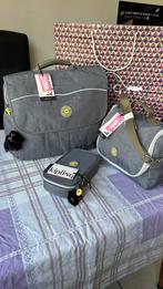 Kipling Ensemble Trio, Handtassen en Accessoires, Tassen | Schooltassen, 30 tot 40 cm, Aktetas of Boekentas, Nieuw, Ophalen of Verzenden