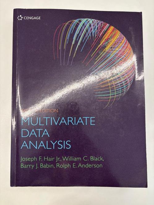 Multivariate Data Analysis, Boeken, Schoolboeken, Gelezen, Ophalen