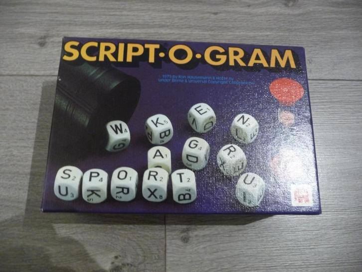 Script-o-gram, Hobby en Vrije tijd, Gezelschapsspellen | Overige, Zo goed als nieuw, Ophalen of Verzenden